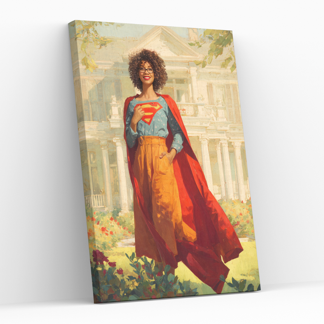 Персонализиран портрет за жена "Истинската супер-жена"