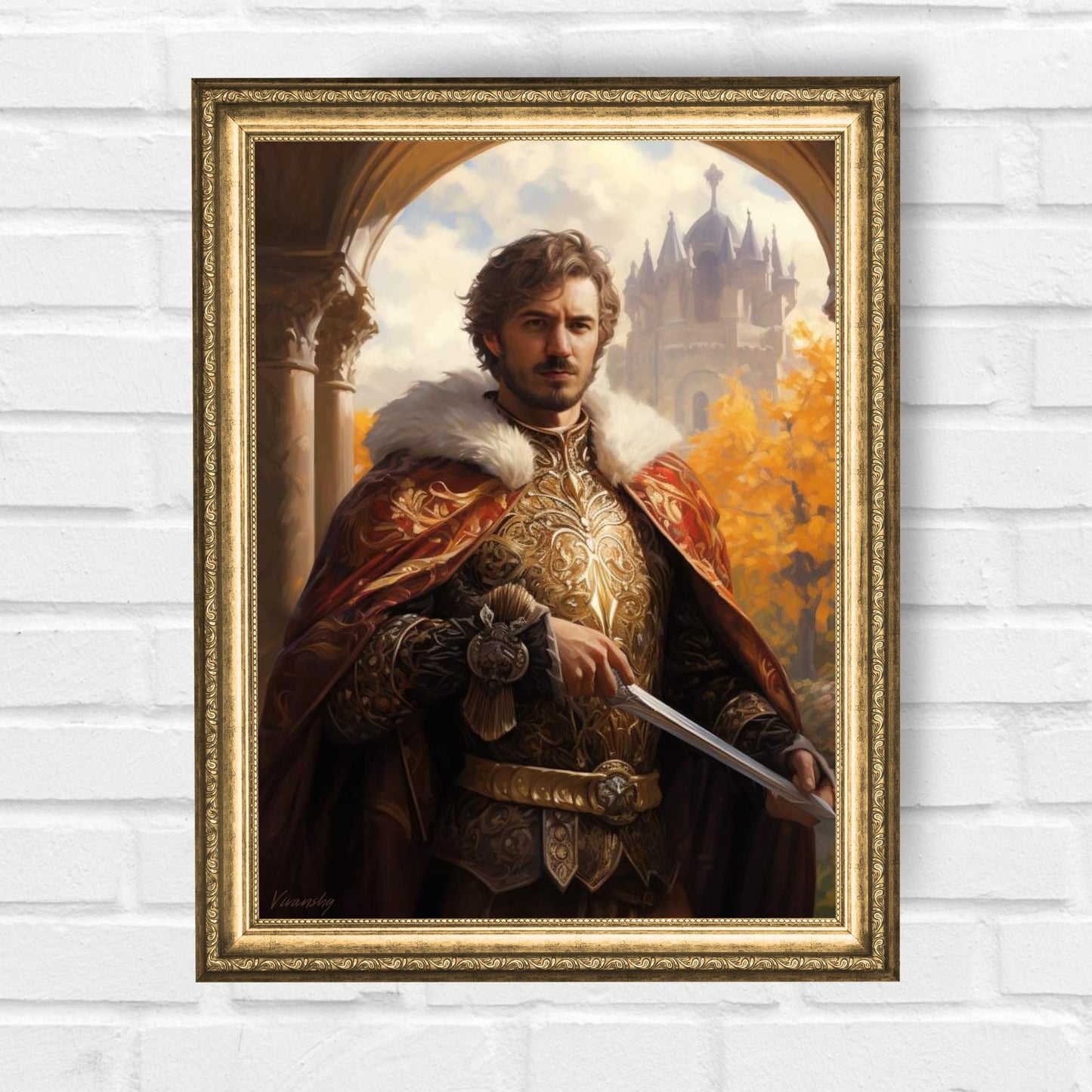 Персонализиран  портрет на "Великият рицар"