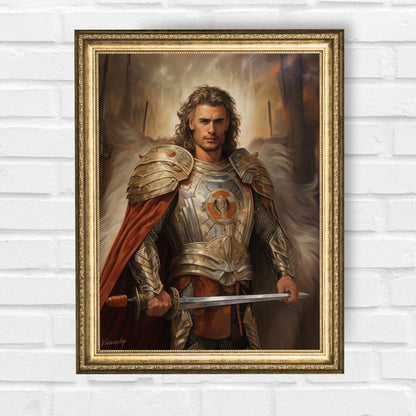 Персонализиран кралски портрет на  "Великият рицар"