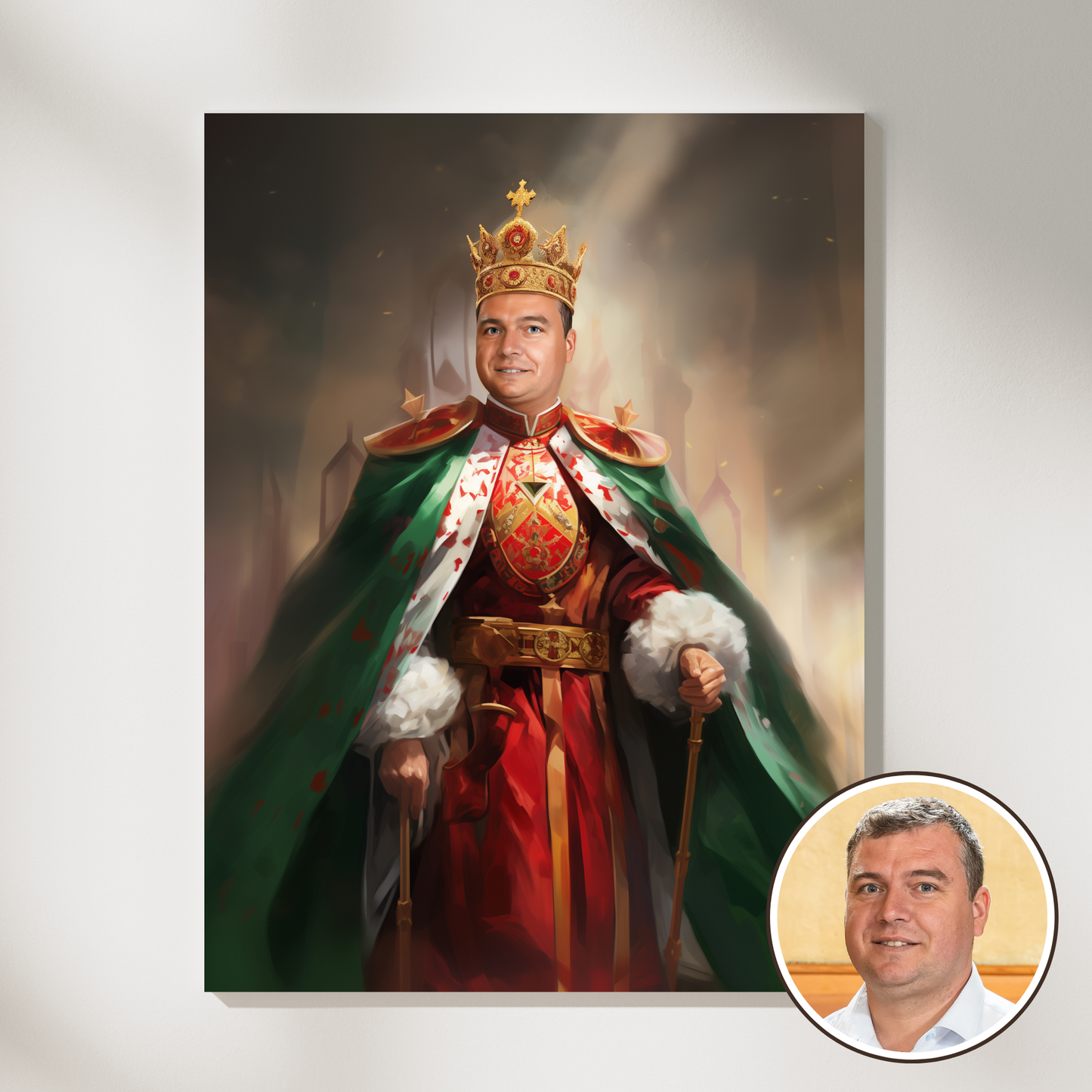 Персонализиран Кралски портрет "Кралят на България"