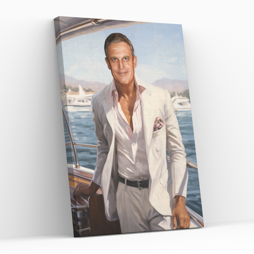 Персонализиран портрет за мъж "Милионерът"