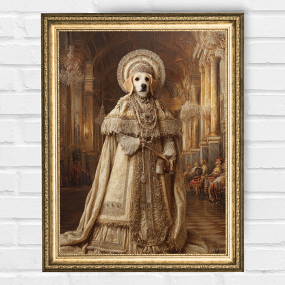 Персонализиран портрет за куче "Златният Херцог"