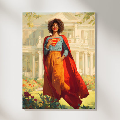 Персонализиран портрет за жена "Истинската супер-жена"