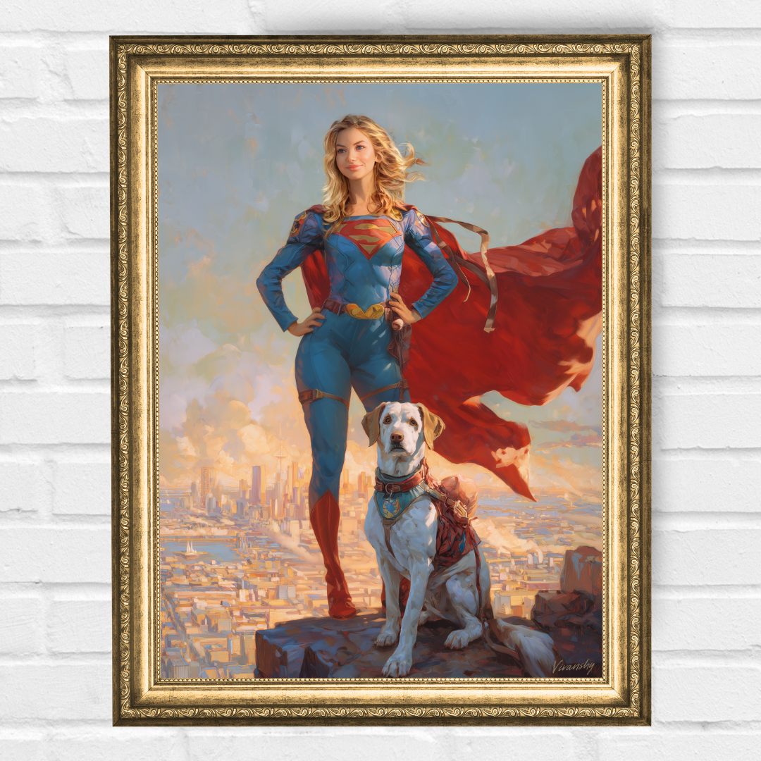 Персонализиран портрет за приятели "Супер-Приятели"