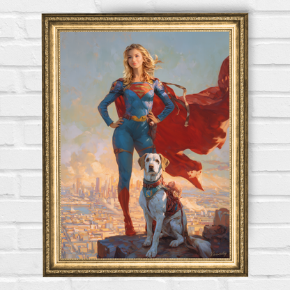 Персонализиран портрет за приятели "Супер-Приятели"