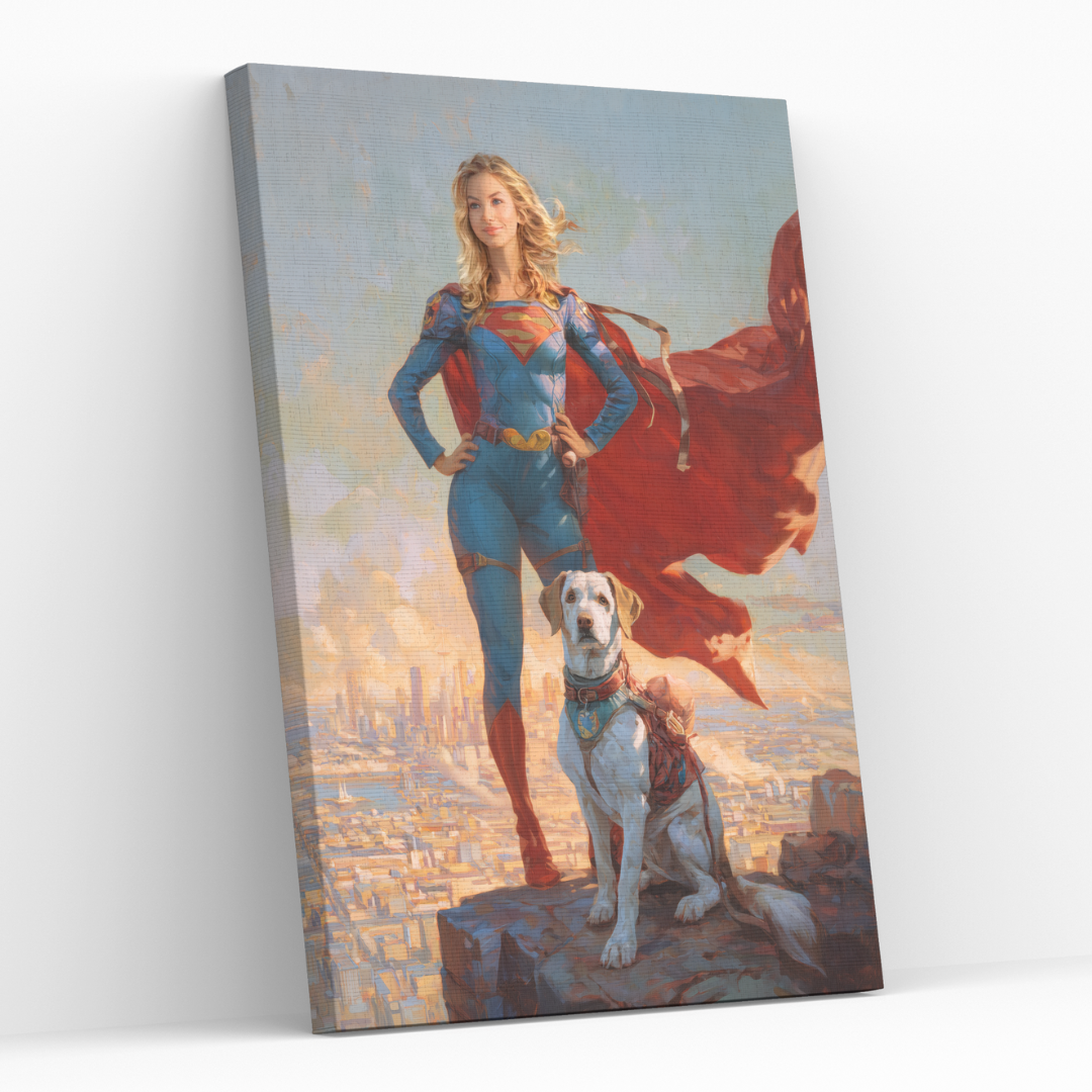 Персонализиран портрет за приятели "Супер-Приятели"