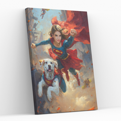 Персонализиран портрет за приятели "Супер отбор"