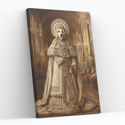 Персонализиран портрет за куче "Златният Херцог"