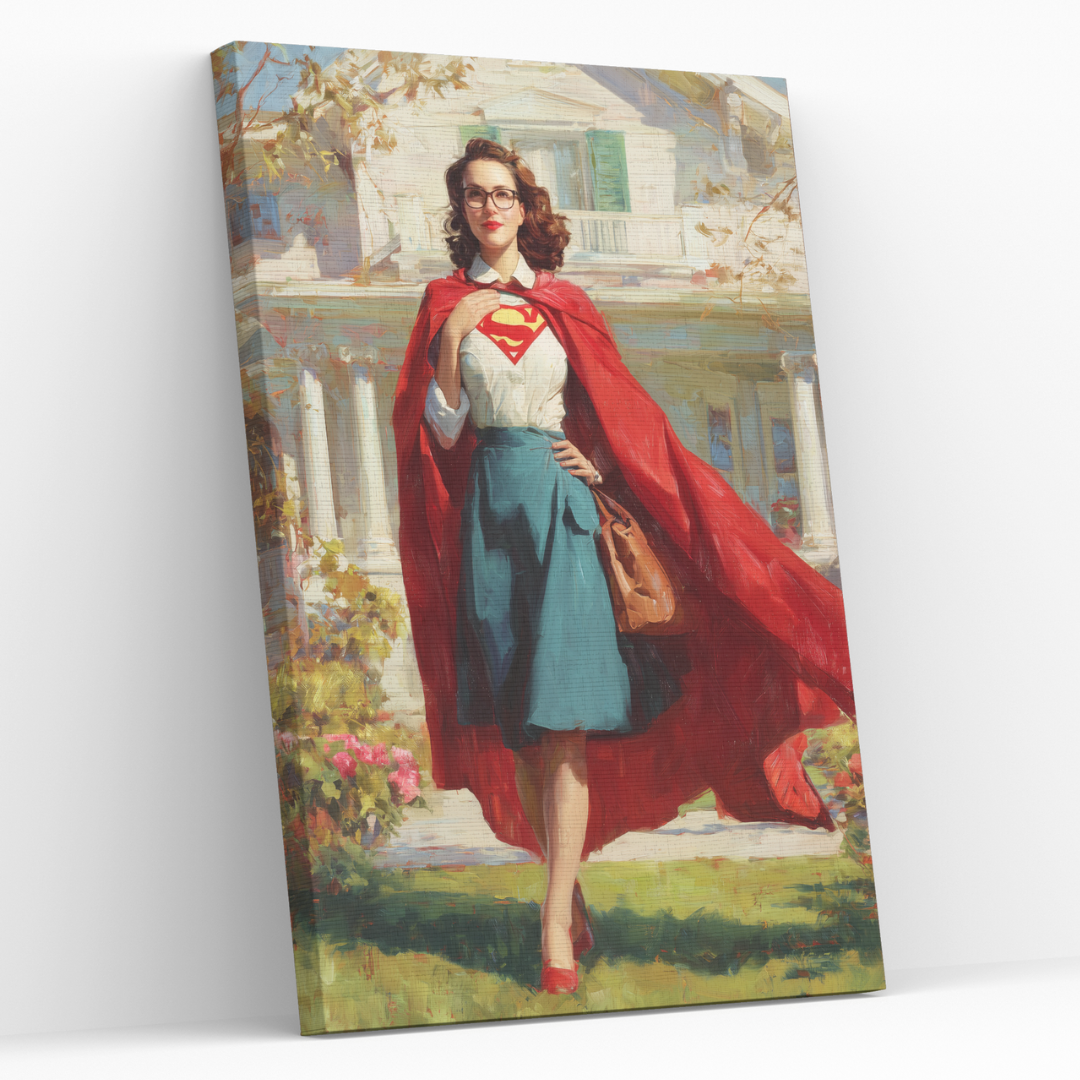 Персонализиран портрет за жена "Истинската супер-дама"