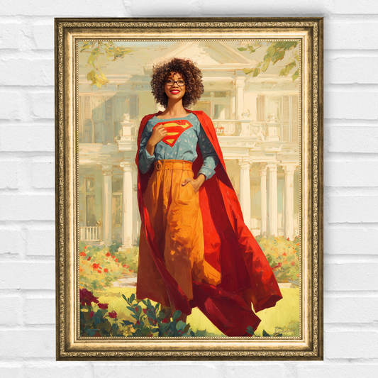 Персонализиран портрет за жена "Истинската супер-жена"