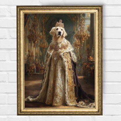 Персонализиран портрет за куче "Командир Златна Епоха"