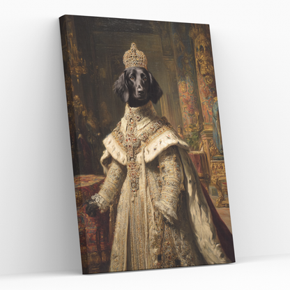 Персонализиран кралски портрет за куче "Миревелла"