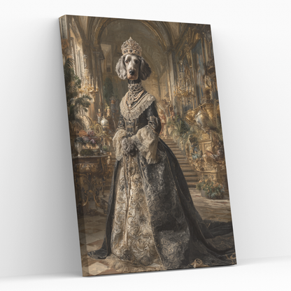 Персонализиран кралски портрет за куче "Зирвалис"