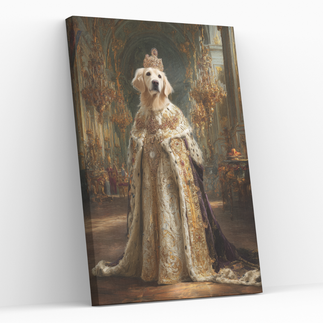 Персонализиран портрет за куче "Командир Златна Епоха"