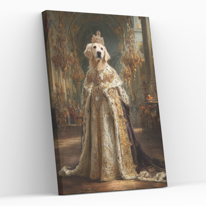 Персонализиран портрет за куче "Командир Златна Епоха"