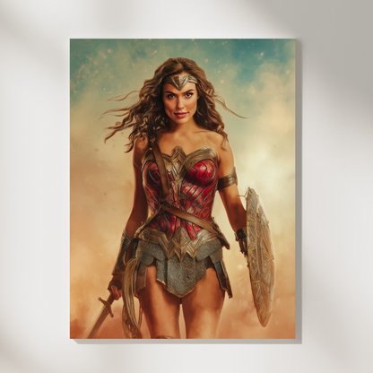 Персонализиран портрет за жена "Жената чудо"