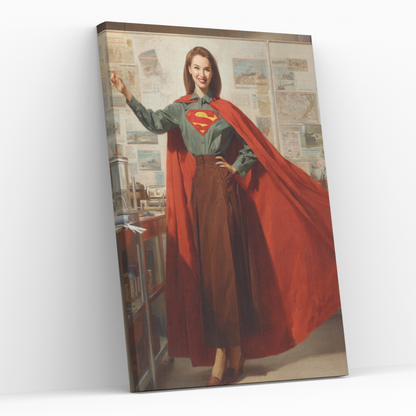 Персонализиран портрет за жена "Супер учителката - История"