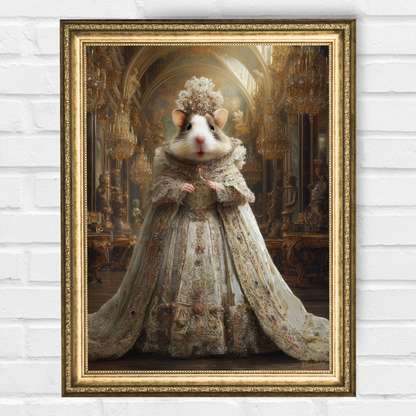 Персонализиран портрет за хамстер "Баронът на малките империи"