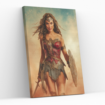 Персонализиран портрет за жена "Жената чудо"