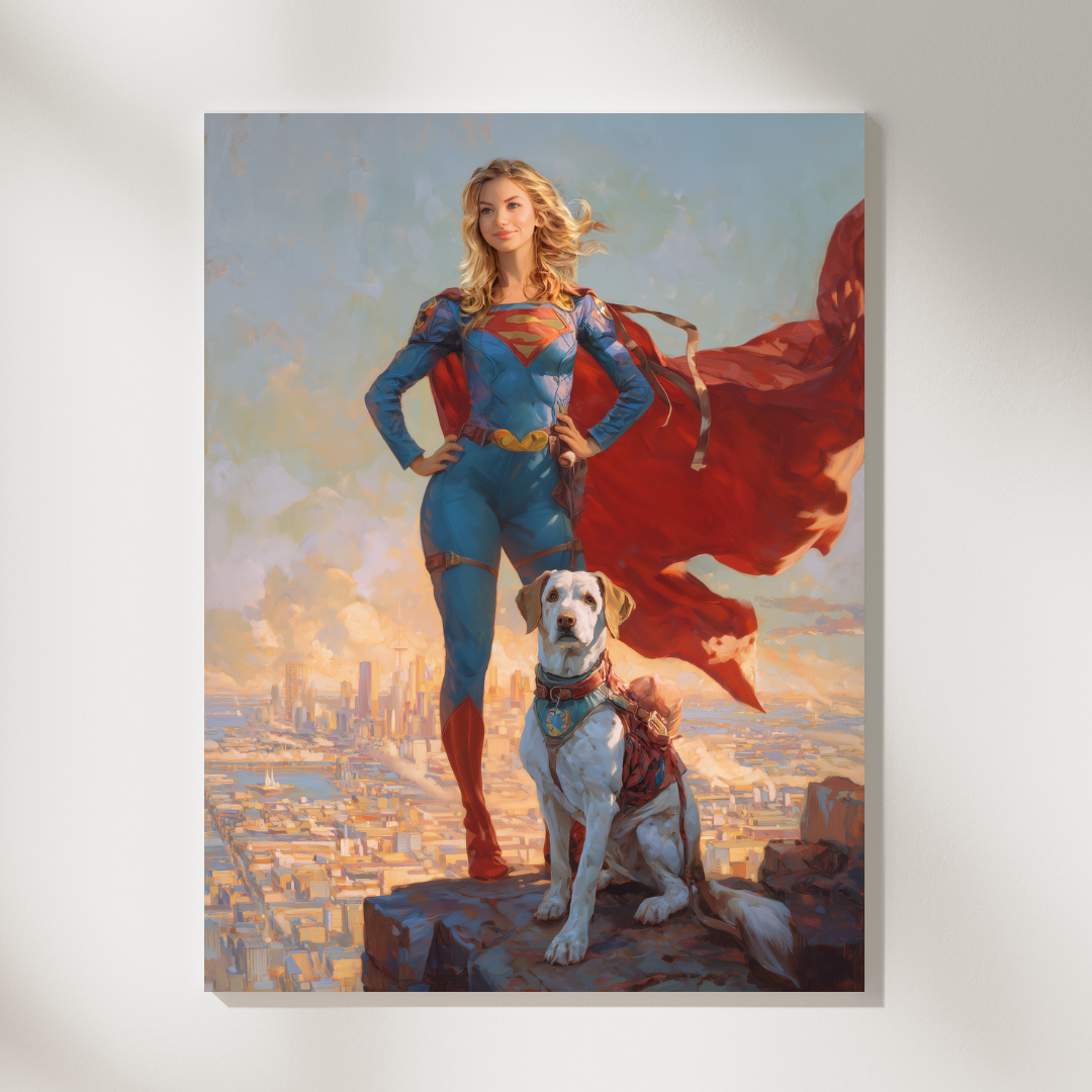 Персонализиран портрет за приятели "Супер-Приятели"