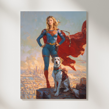 Персонализиран портрет за приятели "Супер-Приятели"