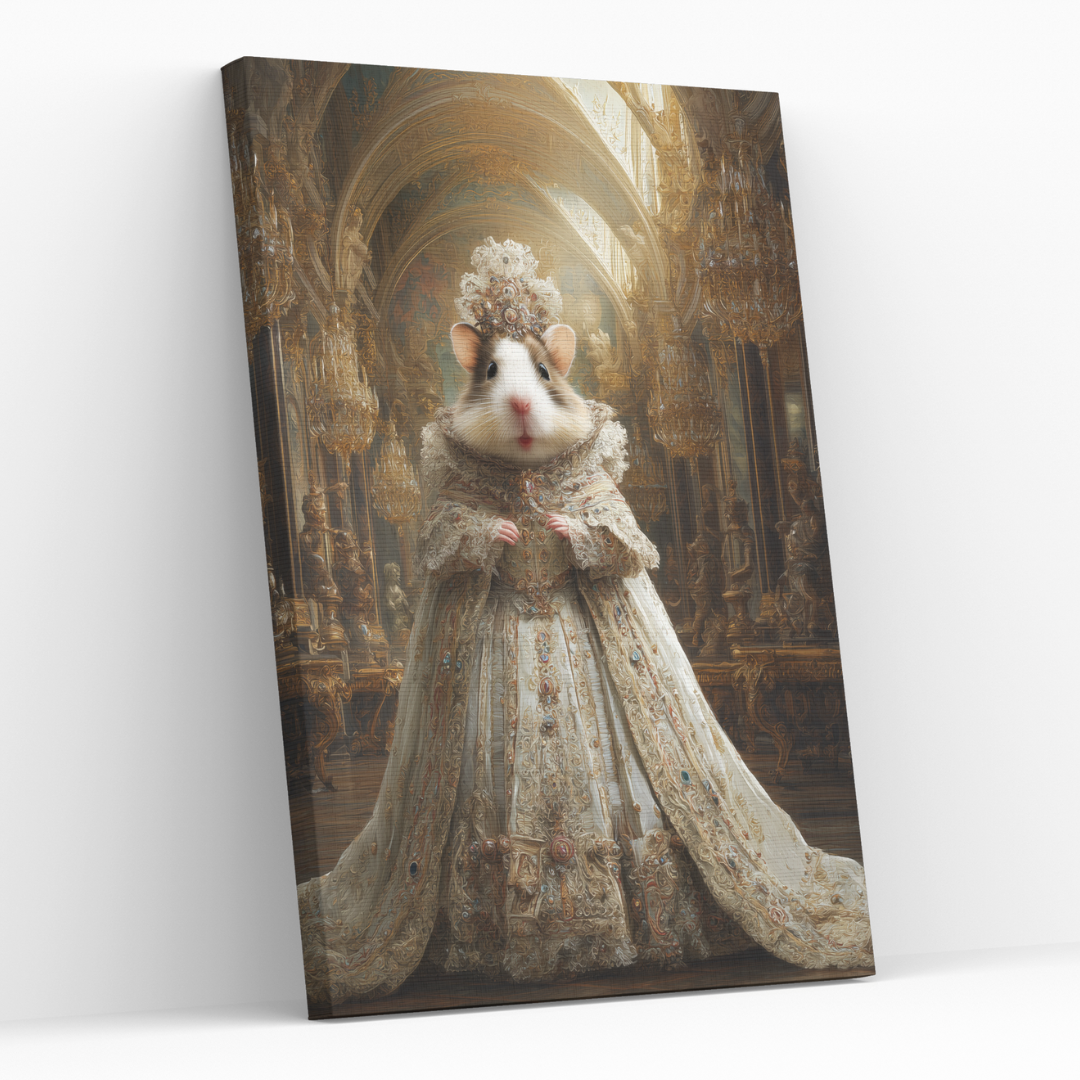 Персонализиран портрет за хамстер "Баронът на малките империи"