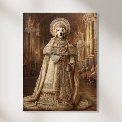 Персонализиран портрет за куче "Златният Херцог"