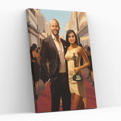 Персонализиран портрет с ТЕБ и Джейсън Стейтъм