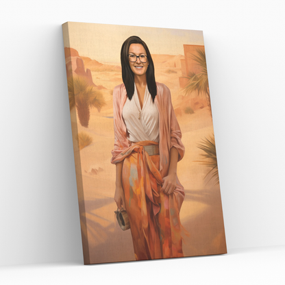 Персонализиран портрет за жена "Авантюристката"