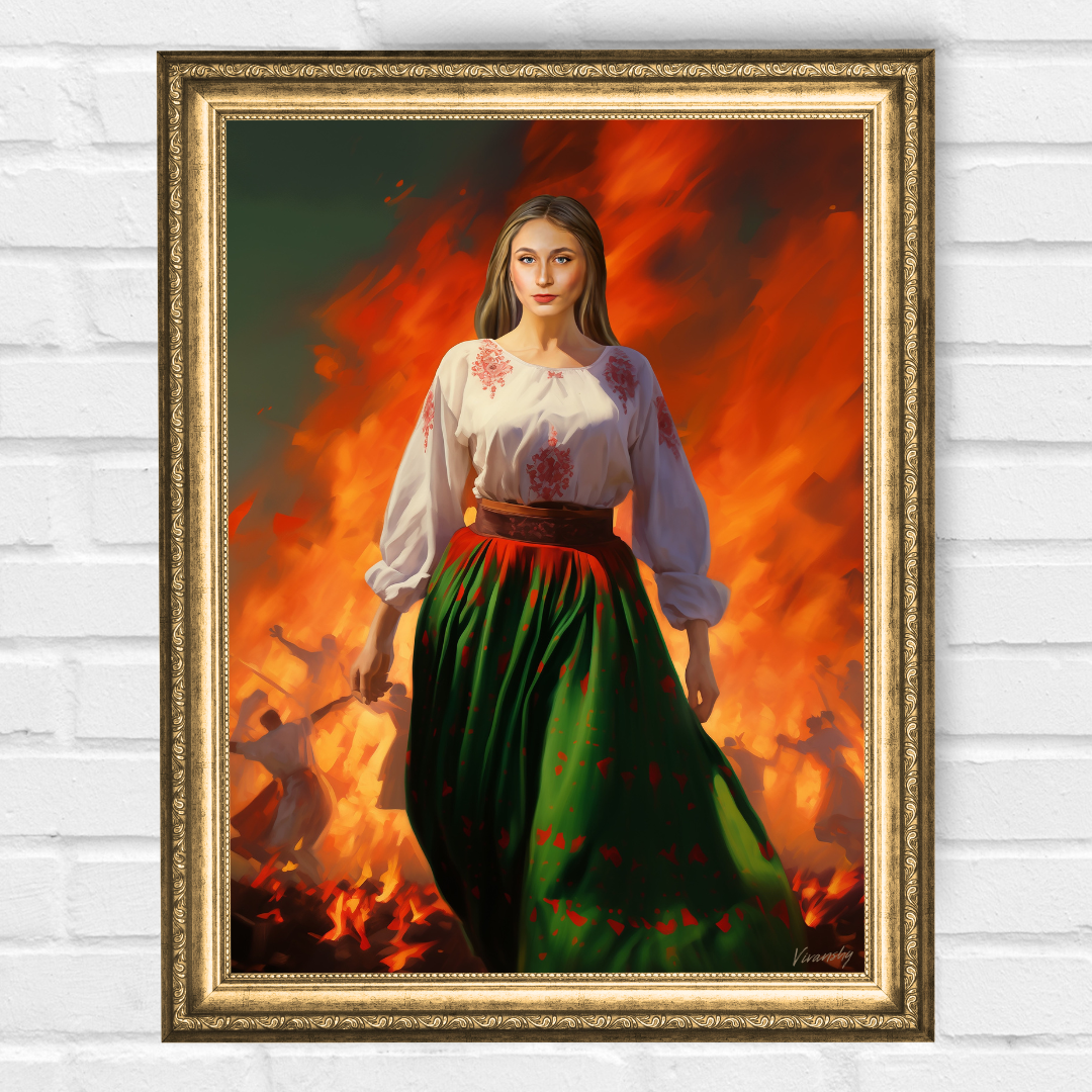 Персонализиран портрет за жена "Нестинарка"