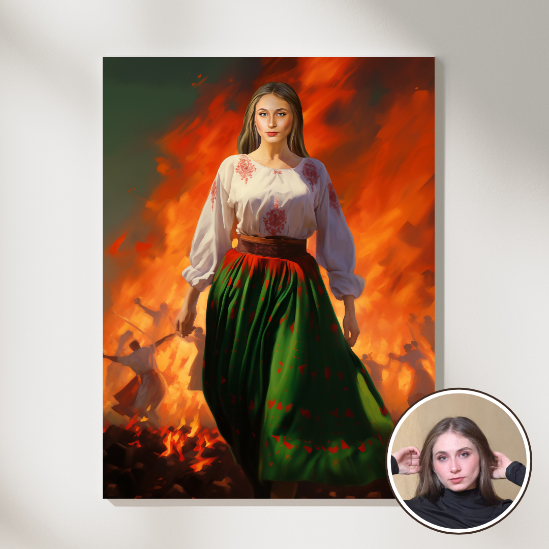 Персонализиран портрет за жена "Нестинарка"