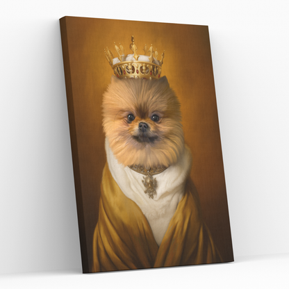 Персонализиран портрет за куче "крал Джаковски"