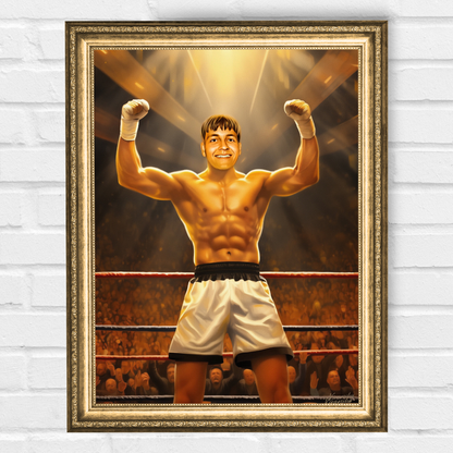 Персонализиран портрет за мъж "Боецът"