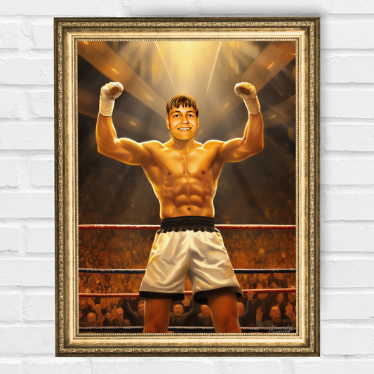 Персонализиран портрет за мъж "Боецът"