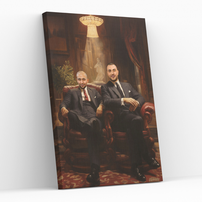 Персонализиран портрет за приятели "Мафиотите"